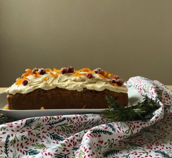 Cranberry and orange cake // Gâteau à l’orange et aux canneberges