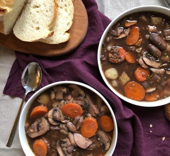 Vegetable Bourguignon // “Boeuf Bourguignon” aux Légumes