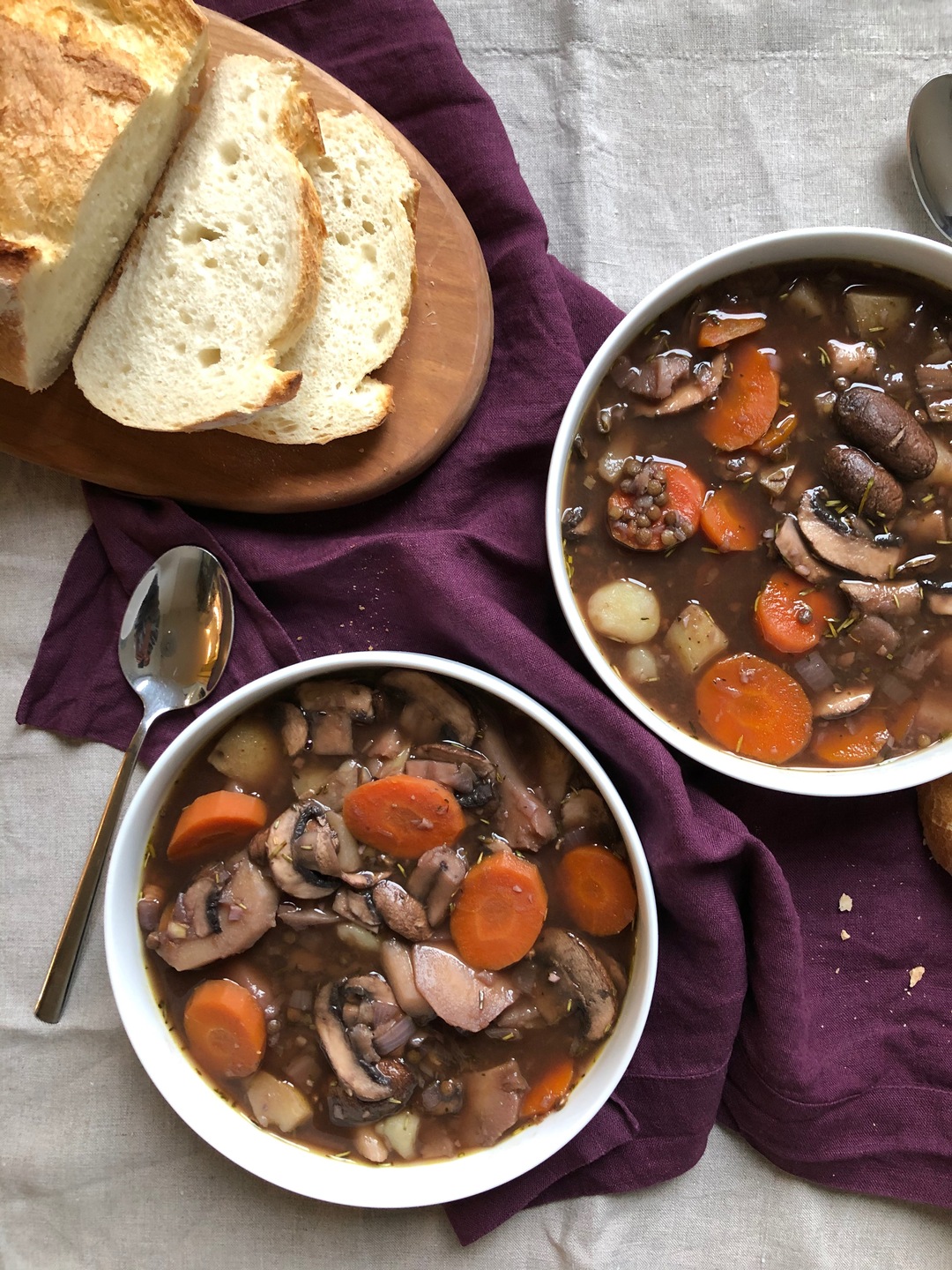 Vegetable Bourguignon