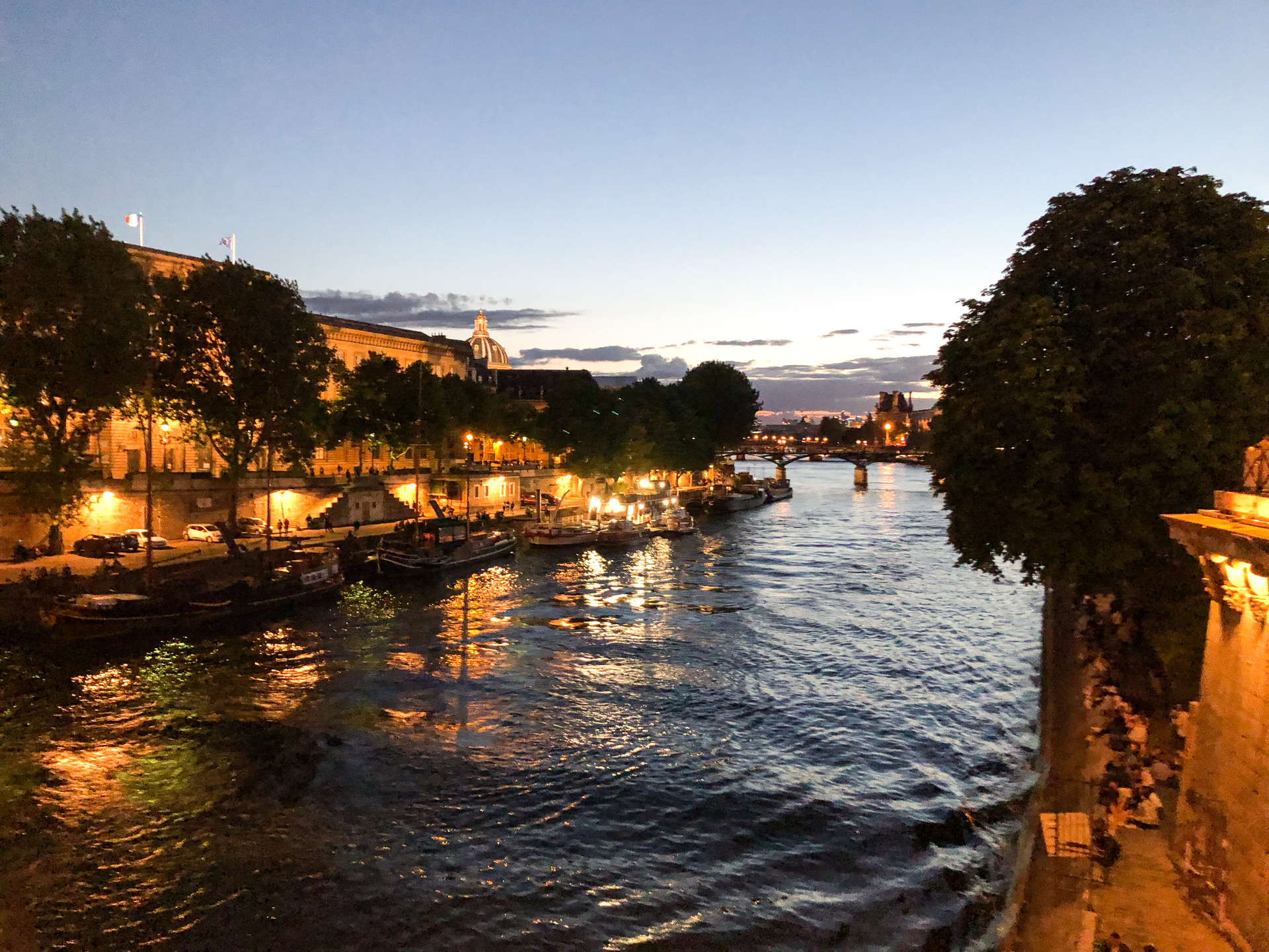 The Seine river in Paris