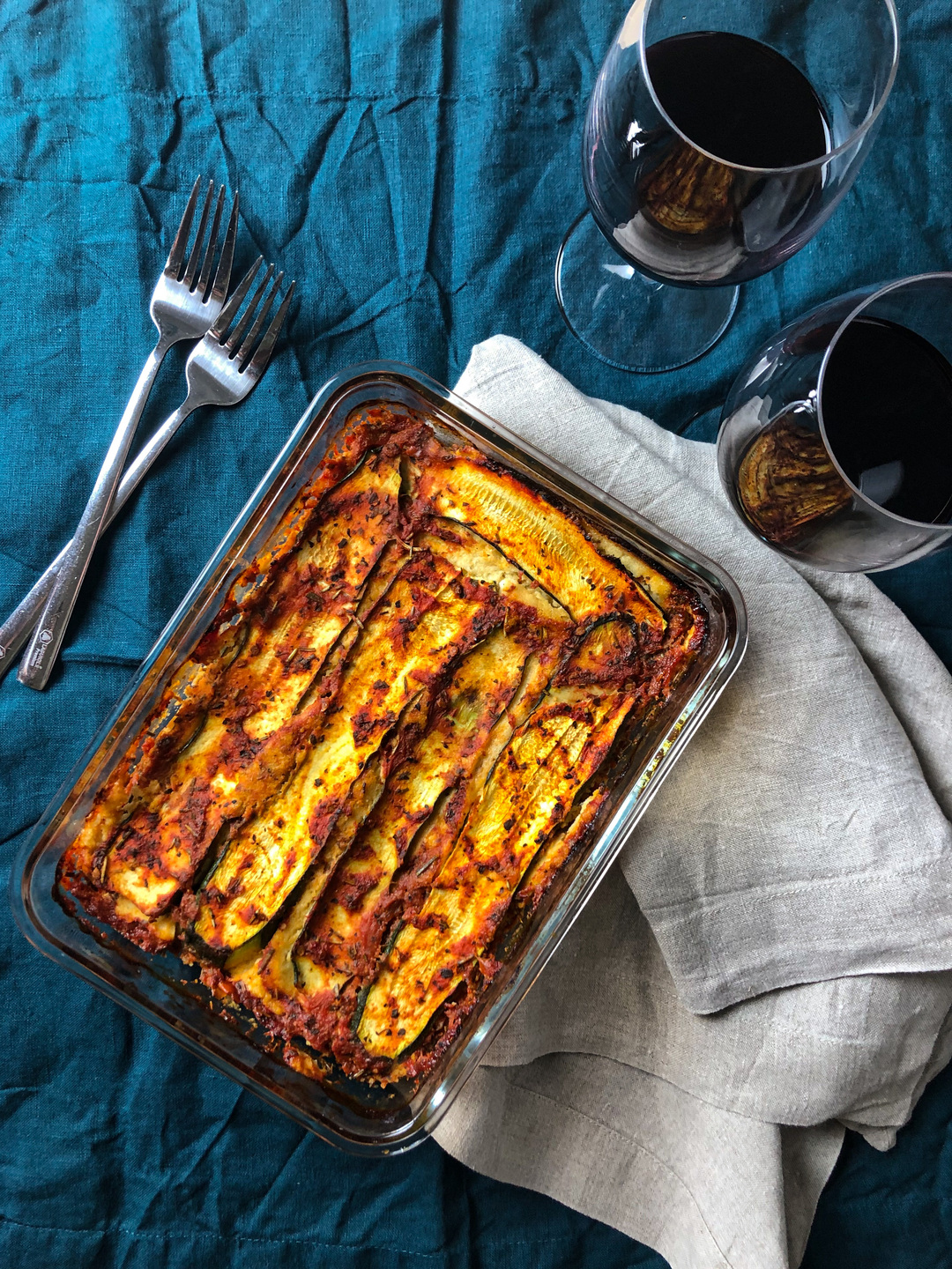 Zucchini lasagne