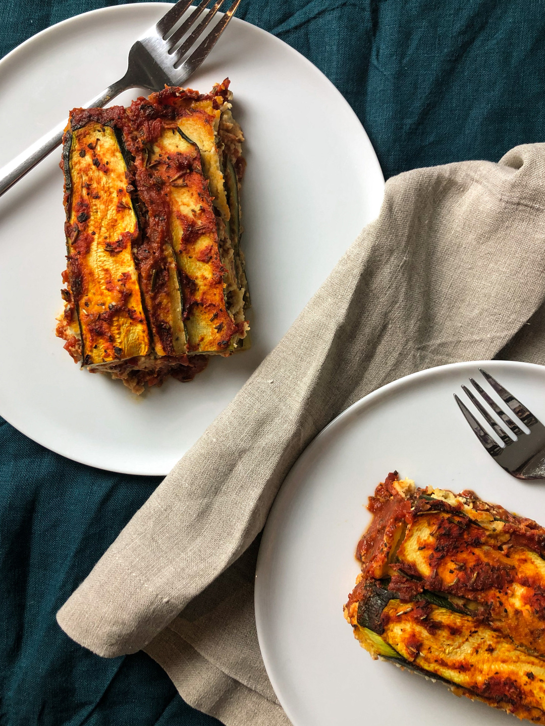Zucchini lasagne