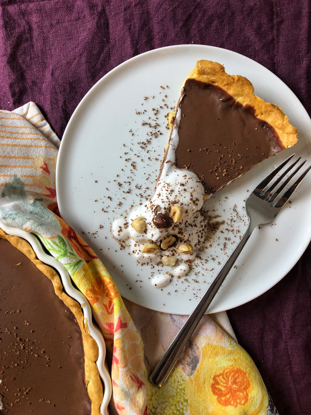 Chocolate tart
