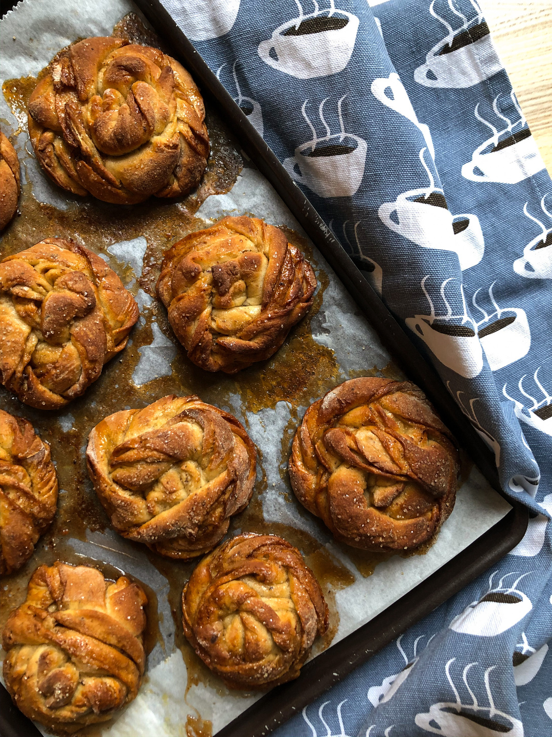Swedish cardamom buns