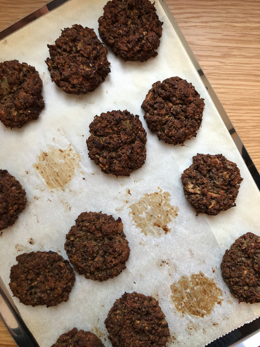 Lentil "meatballs" after baking