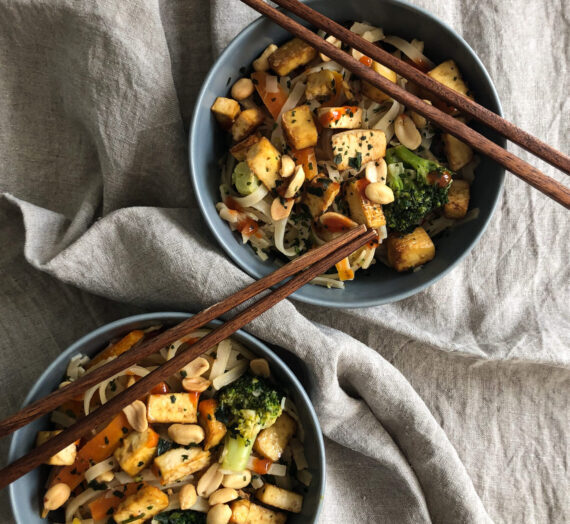 Easy Peasy Pad Thai with Tofu