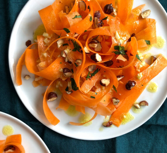 Fancy Carrot Salad with a Quick Vinaigrette