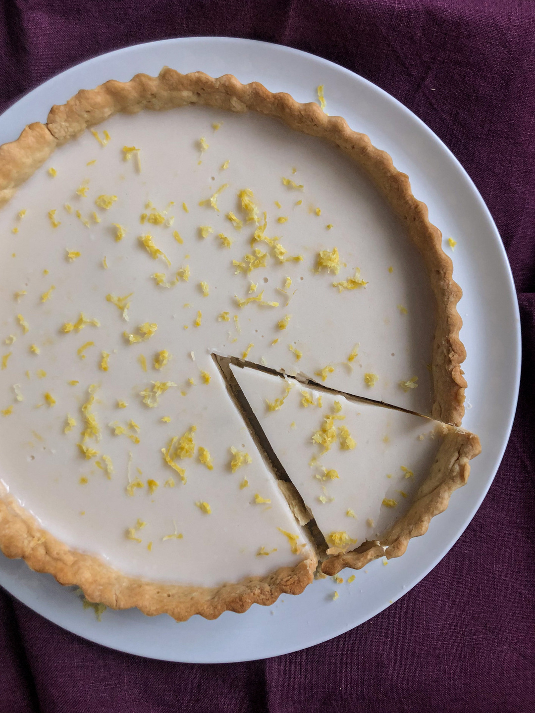 vegan lemon tart